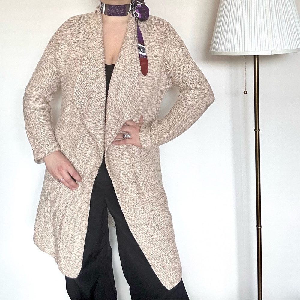 3/50$Beige long cardigan